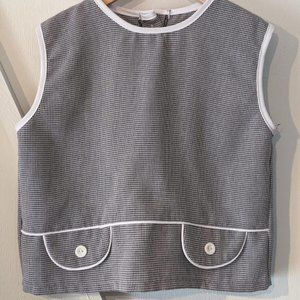 Vintage Top - Blue/White - 8 Youth